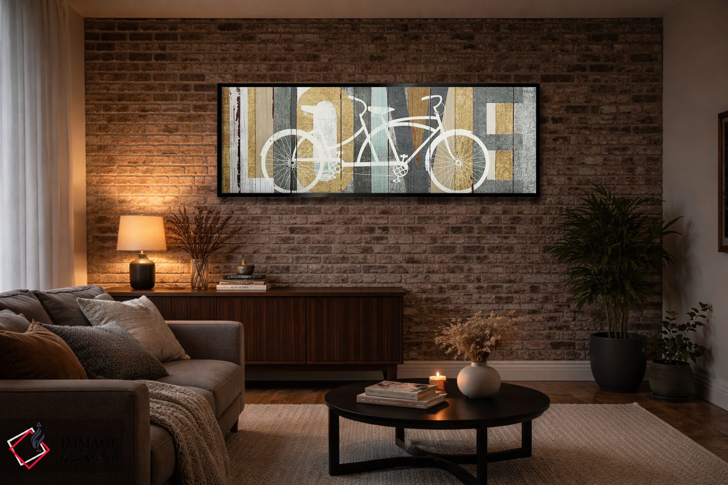 تابلو دکوراتیو عشق II اثر مایکل مولان - D2B