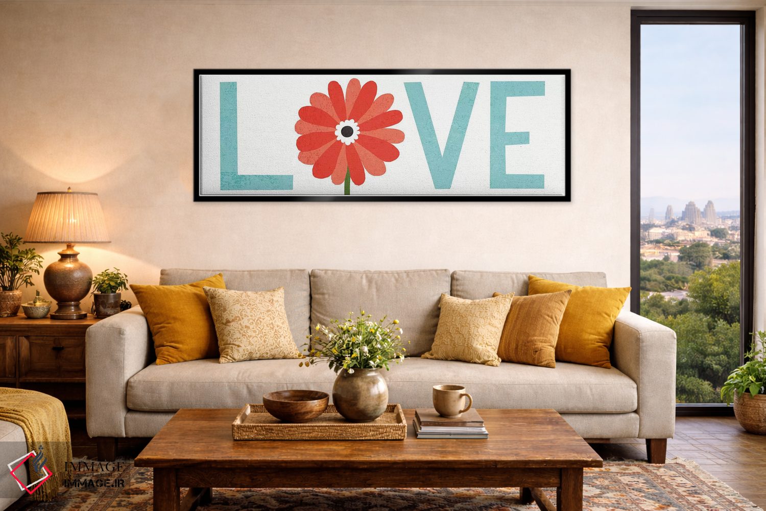 تابلو دکوراتیو عشق اثر مایکل مولان - D6B