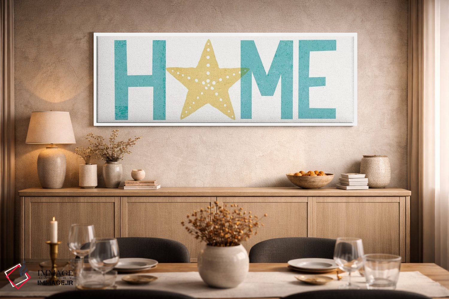 تابلو دکوراتیو خانه I اثر مایکل مولان - D3W