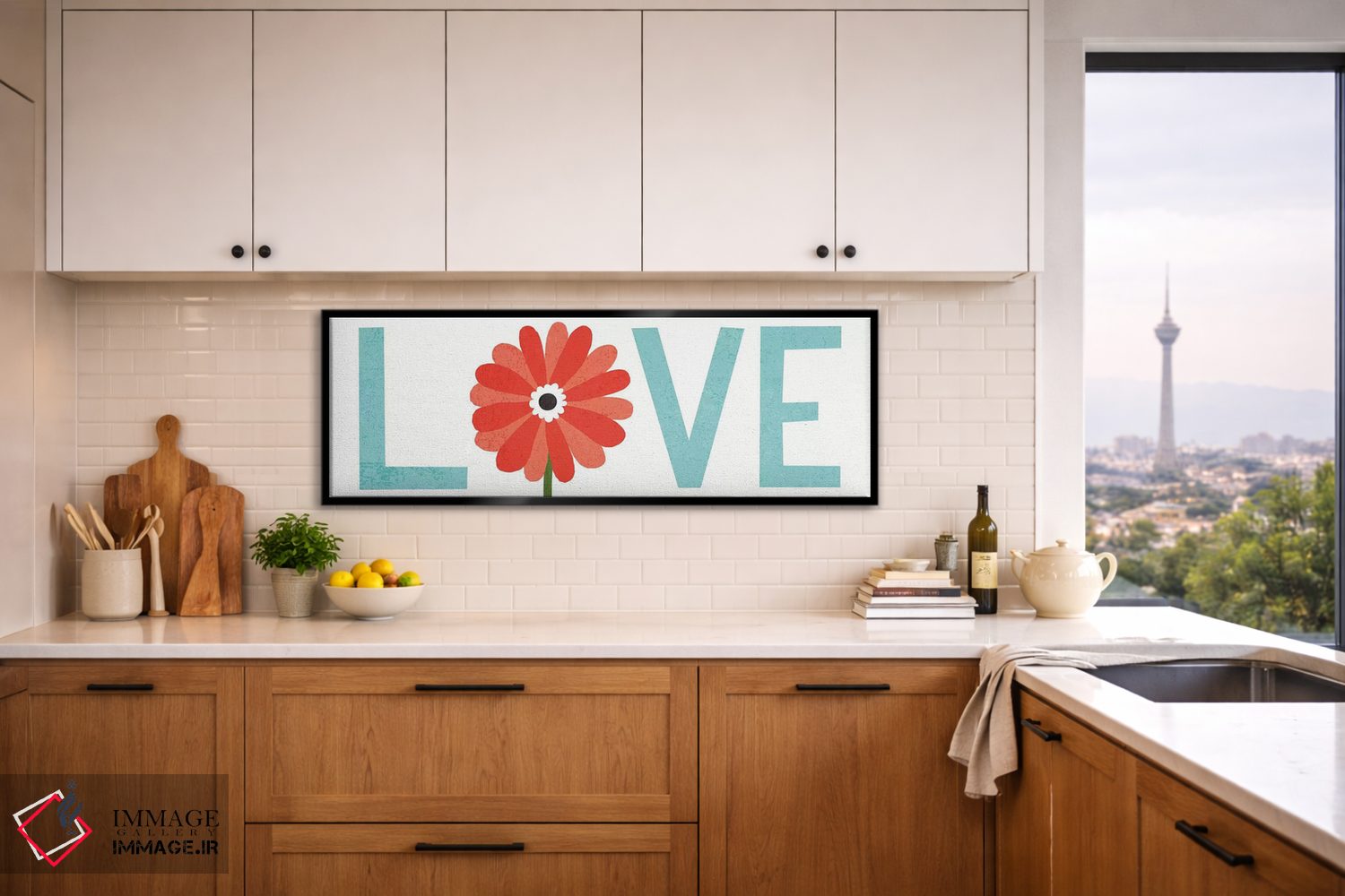 تابلو دکوراتیو عشق اثر مایکل مولان - D5B