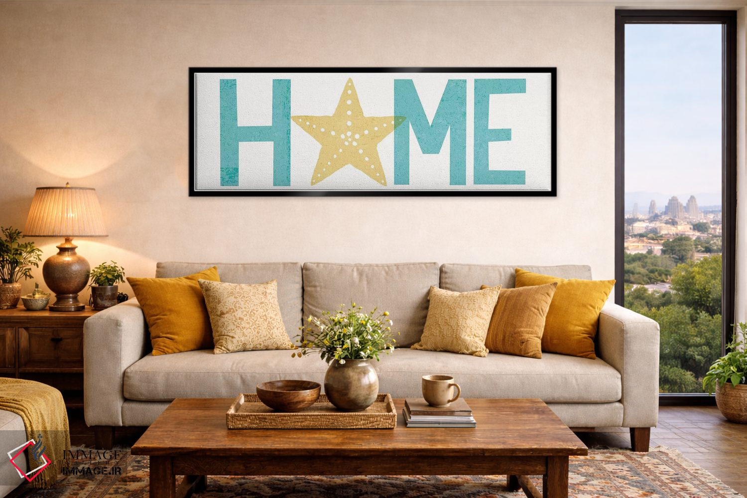 تابلو دکوراتیو خانه I اثر مایکل مولان - D6B