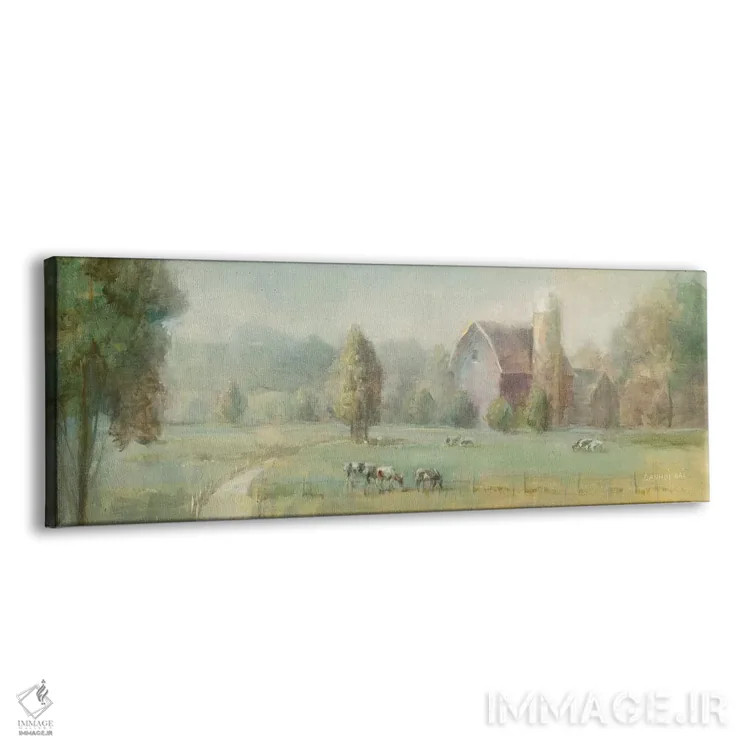 تابلو دکوراتیو مزرعه آرام اثر دان هوی نای - نمای پرسپکتیو محصول