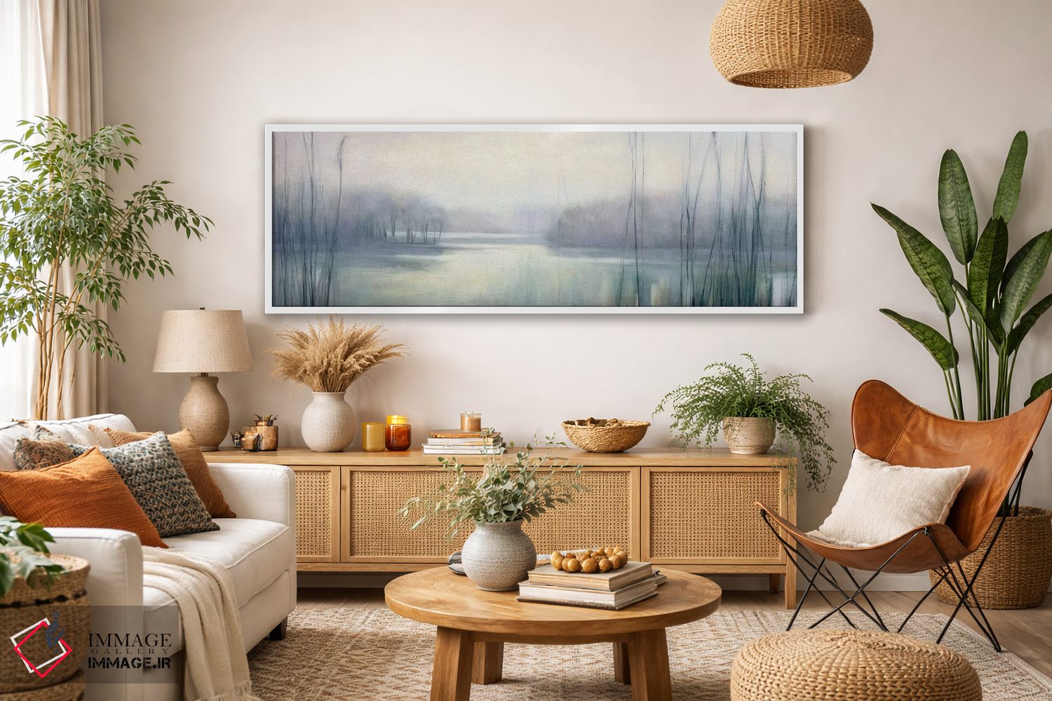 تابلو دکوراتیو خاطرات مه آلود اثر جولیا پورینتون - D3W