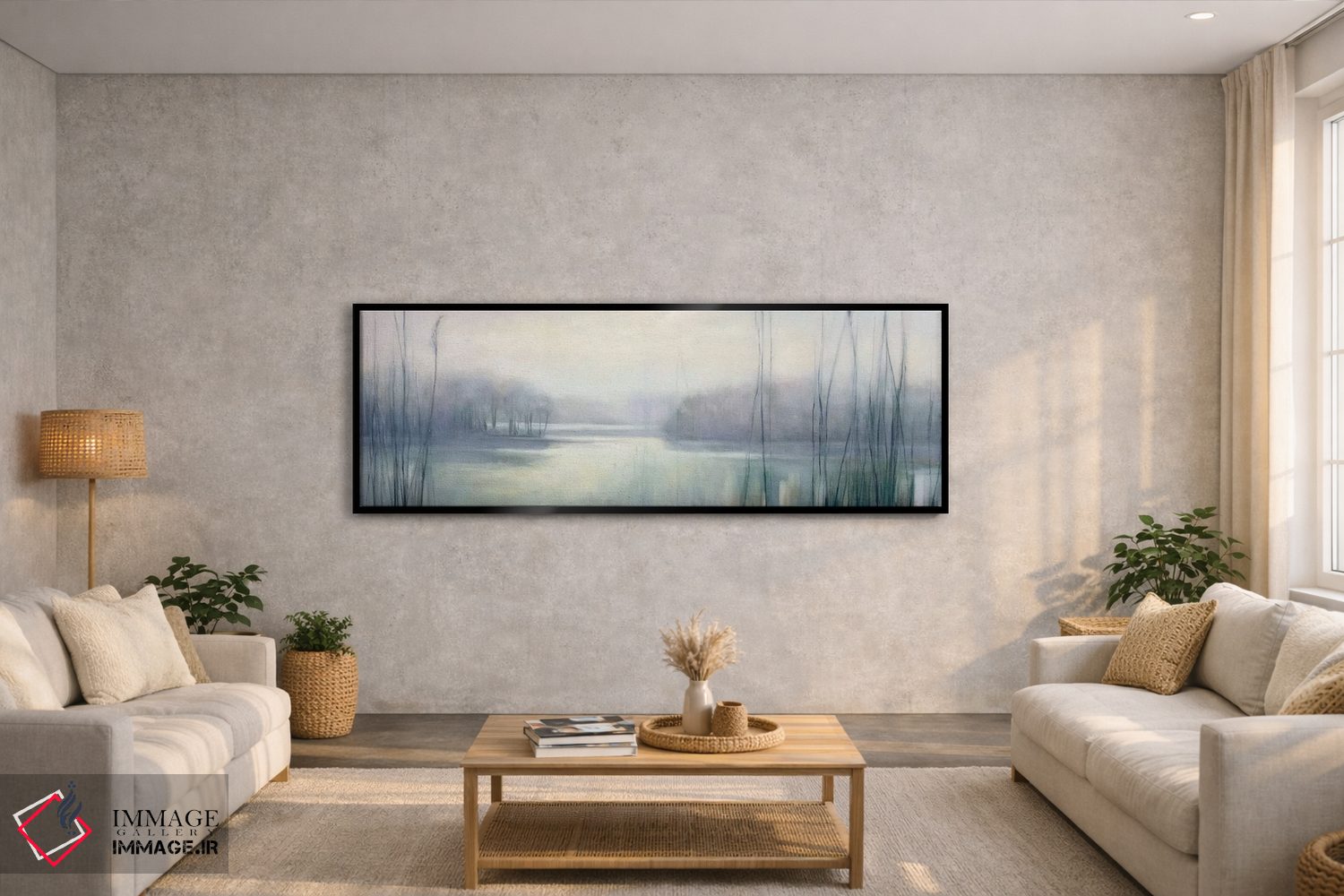 تابلو دکوراتیو خاطرات مه آلود اثر جولیا پورینتون - D5B