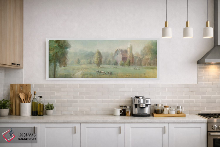 تابلو دکوراتیو مزرعه آرام اثر دان هوی نای - D3W