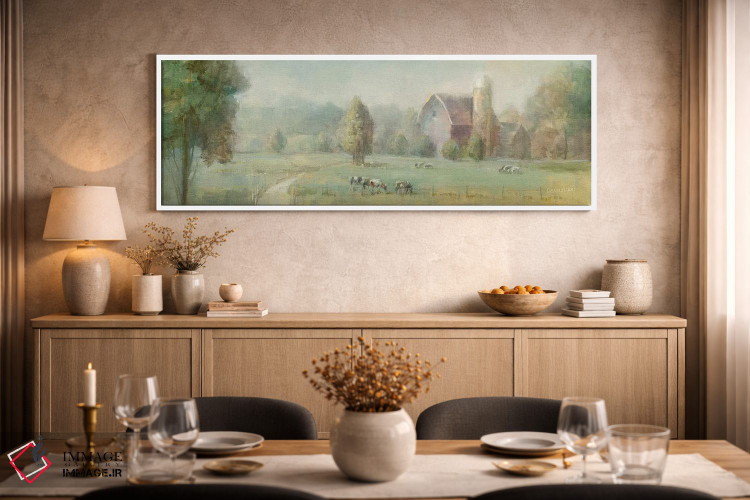 تابلو دکوراتیو مزرعه آرام اثر دان هوی نای - D2W