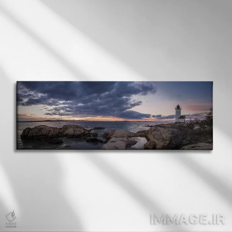 تابلو دکوراتیو Massachusetts, Cape Ann, Gloucester, Annisquam Lighthouse… اثر والتر بیبیکوف - نمای روبهرو روی دیوار