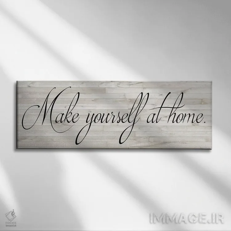 تابلو مدرن الهام خانوادگی ۴ اثر آلیشیا لودویگ - نمای روبهرو روی دیوار