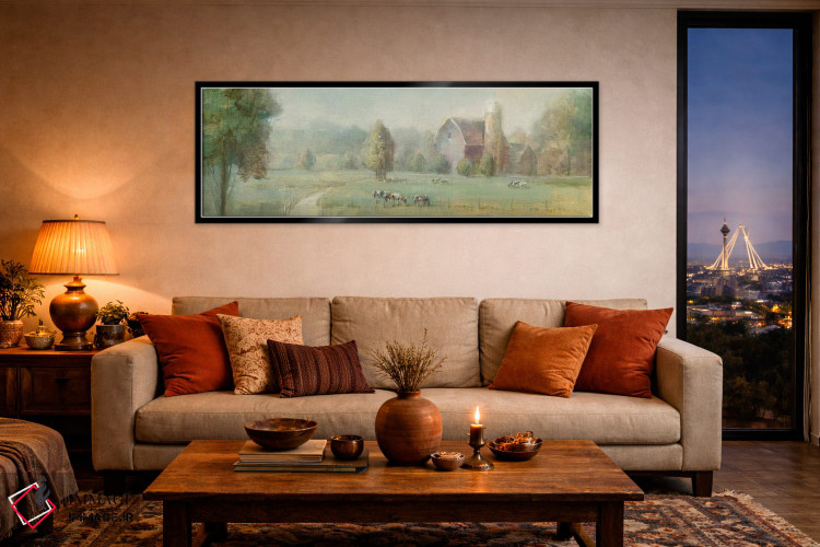 تابلو دکوراتیو مزرعه آرام اثر دان هوی نای - D5B