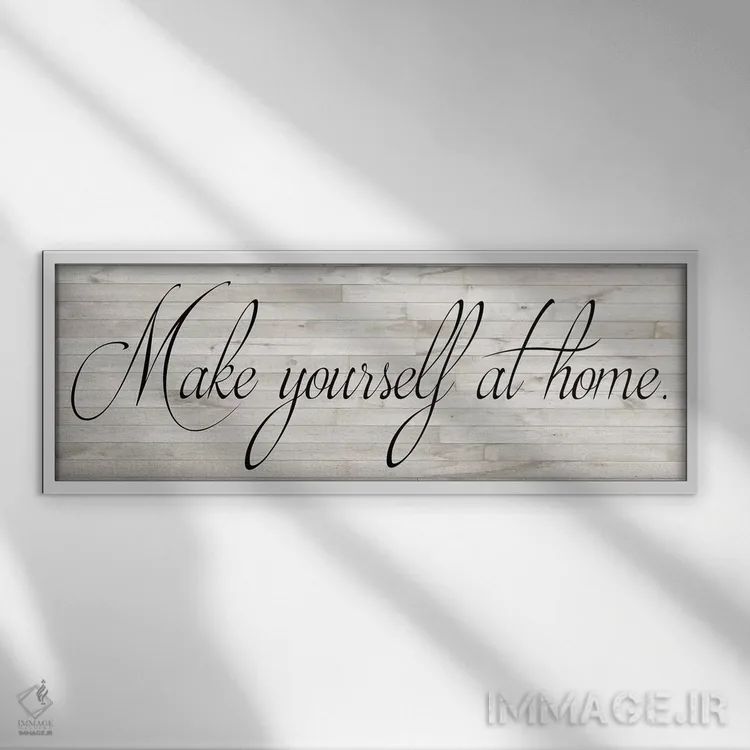 تابلو مدرن الهام خانوادگی ۴ اثر آلیشیا لودویگ - نمای قابدار سفید