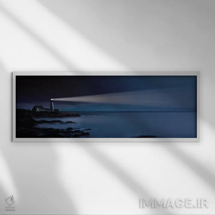 تابلو دکوراتیو نگهبان شب اثر توماس وویوندت - نمای قابدار سفید