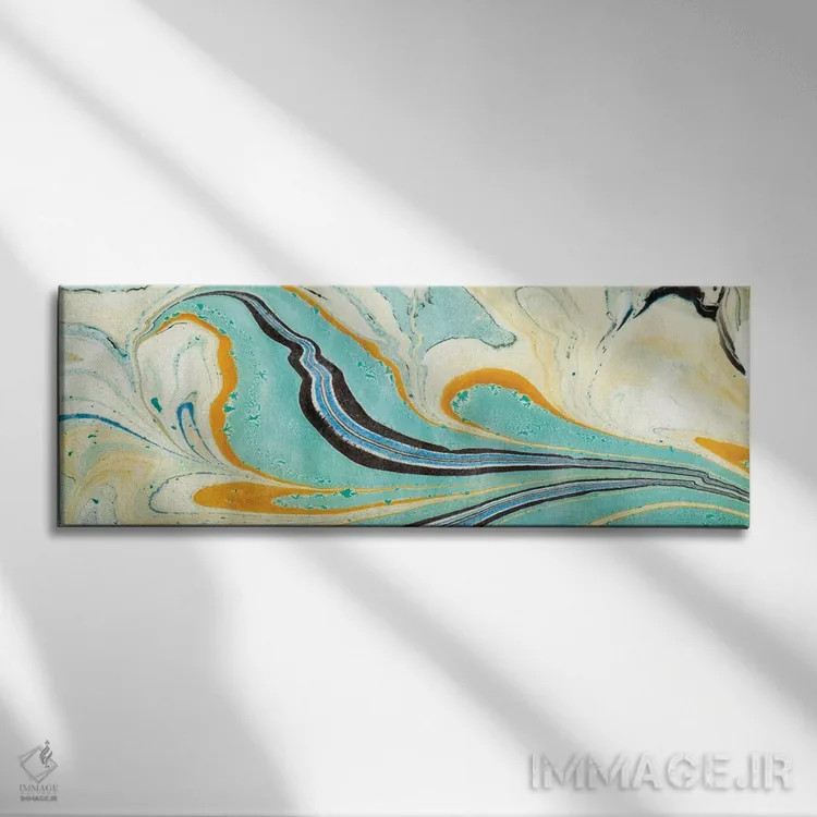 تابلو دکوراتیو آرام ۲ اثر آلیشیا لودویگ - نمای روبهرو روی دیوار