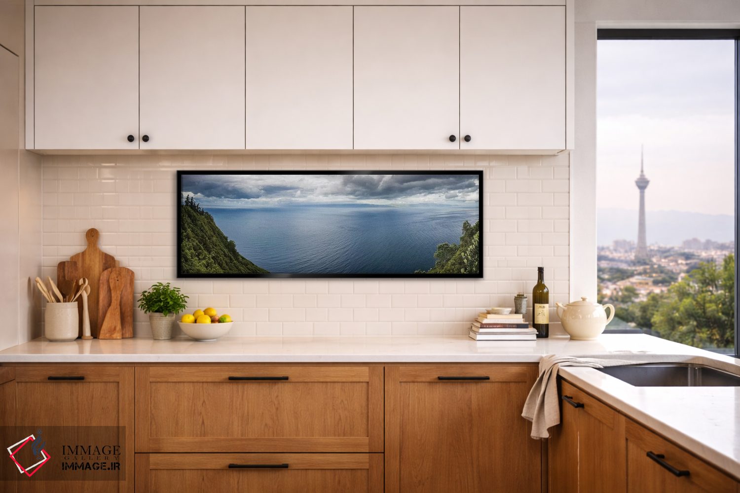 تابلو دکوراتیو Azores, Pico Island, Terra Alta. Miradouro da Terra Alta… اثر والتر بیبیکوف - D5B