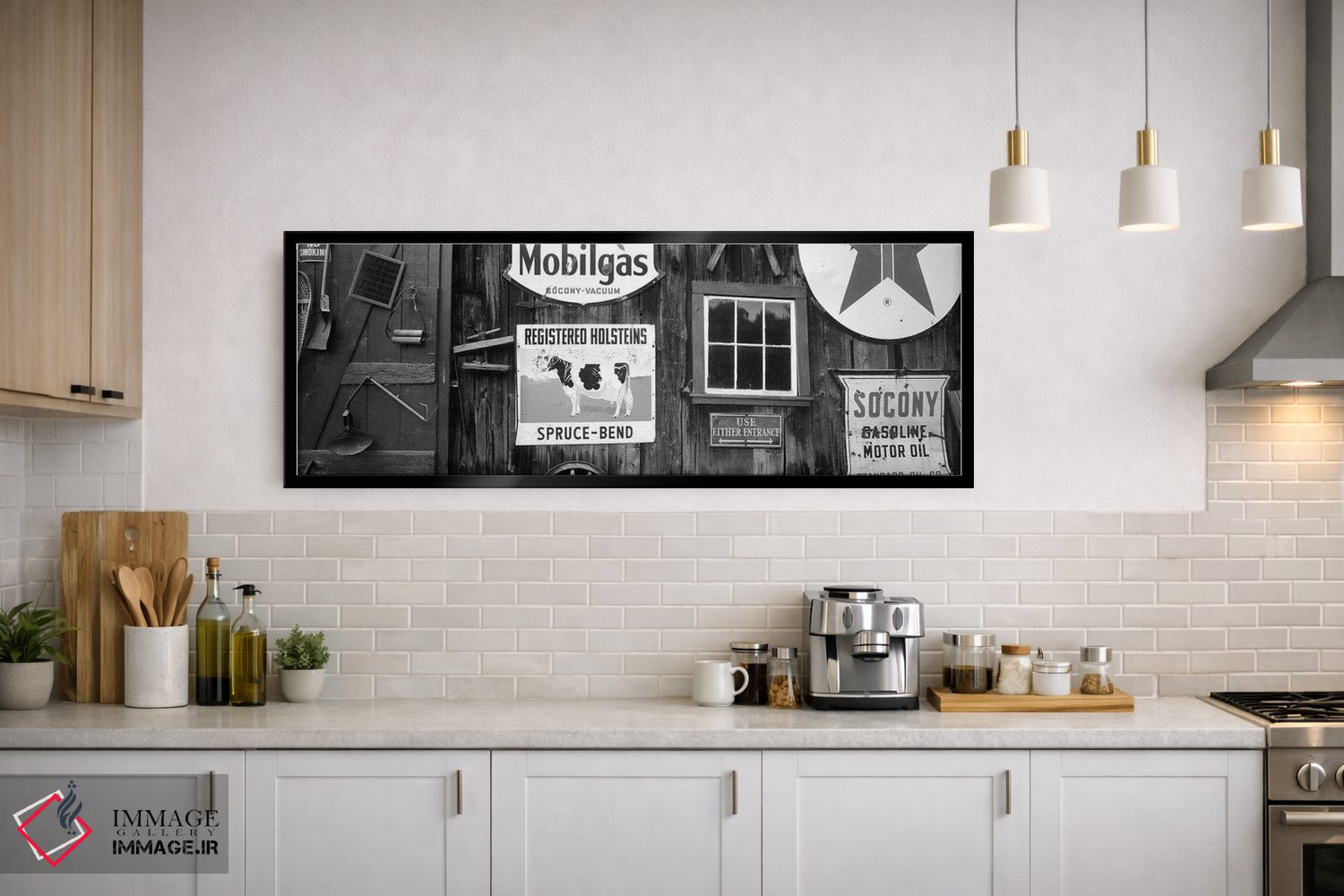 تابلو دکوراتیو Chester, Windsor County, Vermont, USA,نمادهای آمریکای قدی… اثر والتر بیبیکوف - D3B