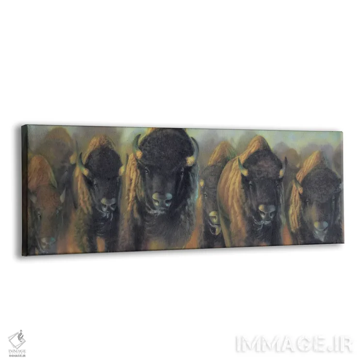 تابلو دکوراتیو رعد و برق در دشت اثر وین پروز - نمای پرسپکتیو محصول