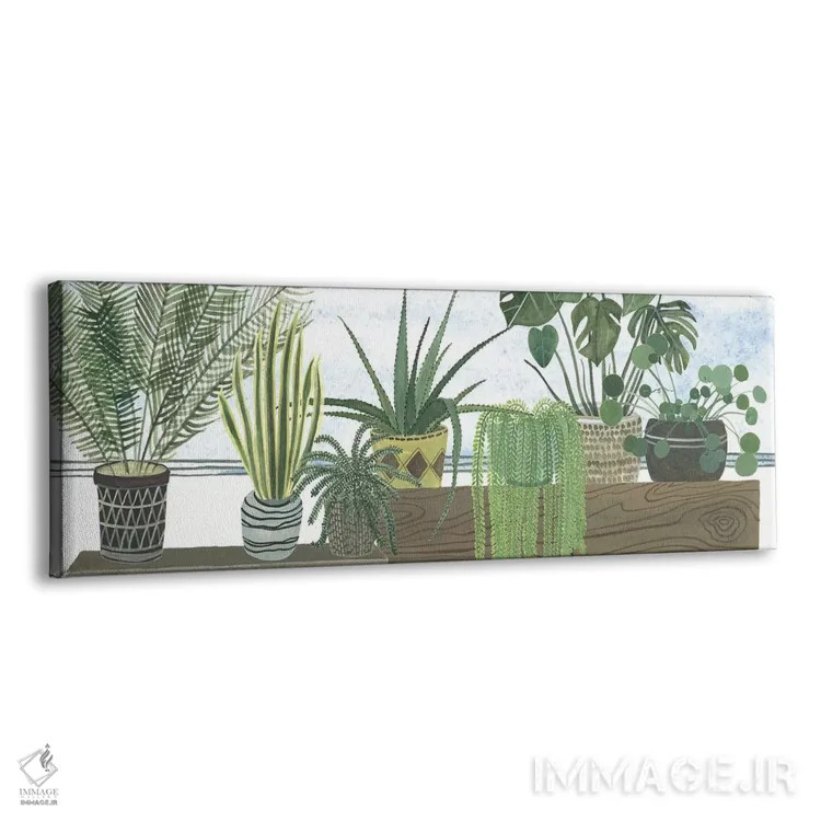 تابلو دکوراتیو مجموعه گیاهان من اثر ملیسا وانگ - نمای پرسپکتیو محصول