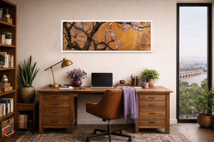 تابلو دکوراتیو مجموعه ذن طلایی VII اثر ویلسون لاو - D1W