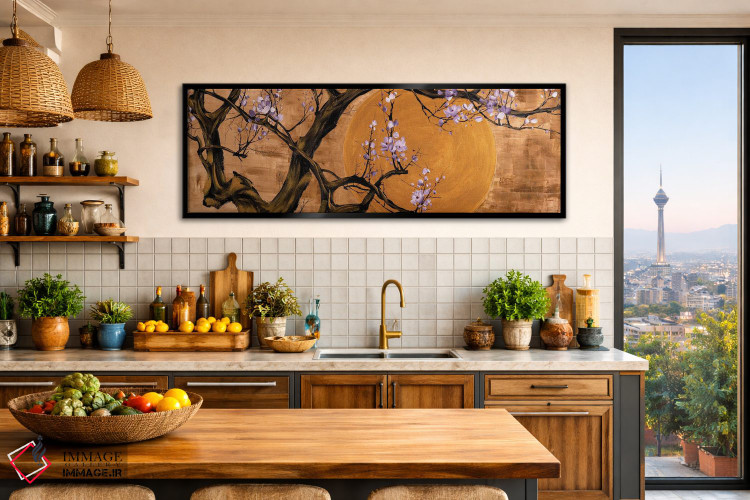 تابلو دکوراتیو مجموعه ذن طلایی VII اثر ویلسون لاو - D2B