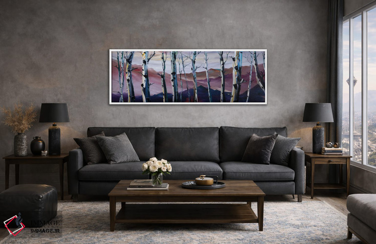 تابلو دکوراتیو جنگل توس I اثر ویلسون لاو - D3W