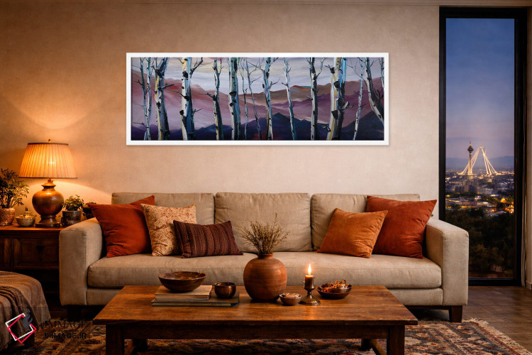 تابلو دکوراتیو جنگل توس I اثر ویلسون لاو - D4W