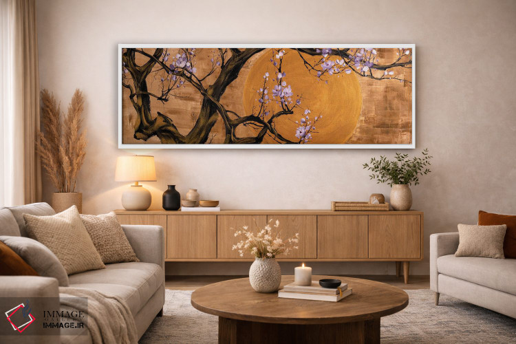 تابلو دکوراتیو مجموعه ذن طلایی VII اثر ویلسون لاو - D3W