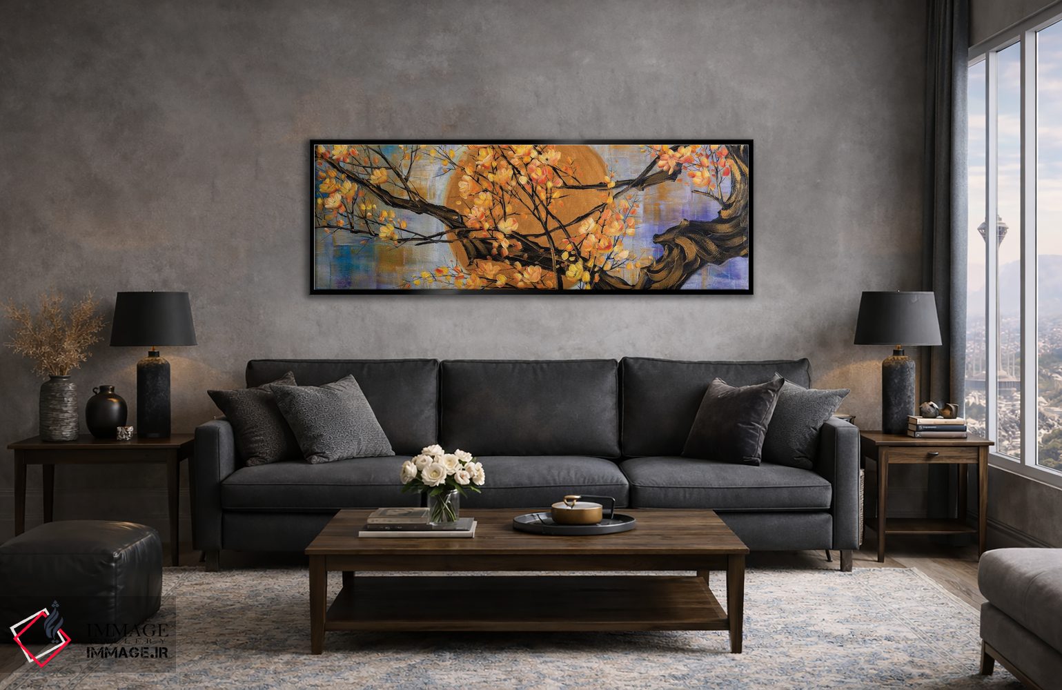 تابلو دکوراتیو مجموعه ذن طلایی XI اثر ویلسون لاو - D6B