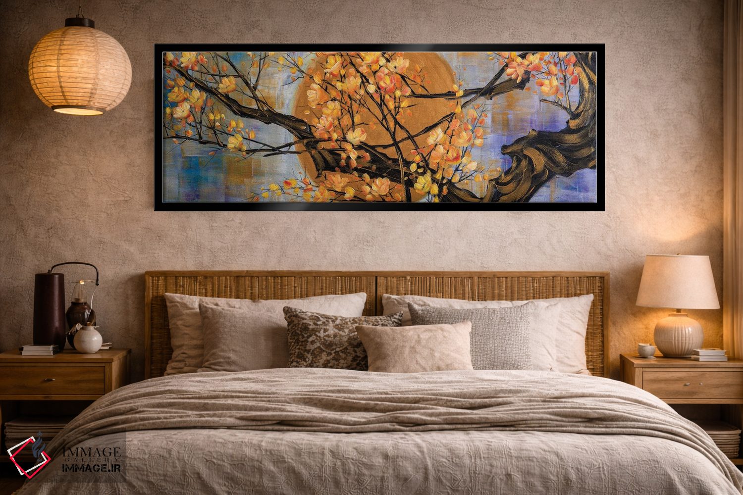 تابلو دکوراتیو مجموعه ذن طلایی XI اثر ویلسون لاو - D5B