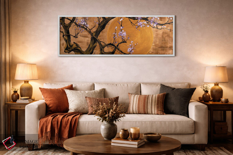 تابلو دکوراتیو مجموعه ذن طلایی VII اثر ویلسون لاو - D4W