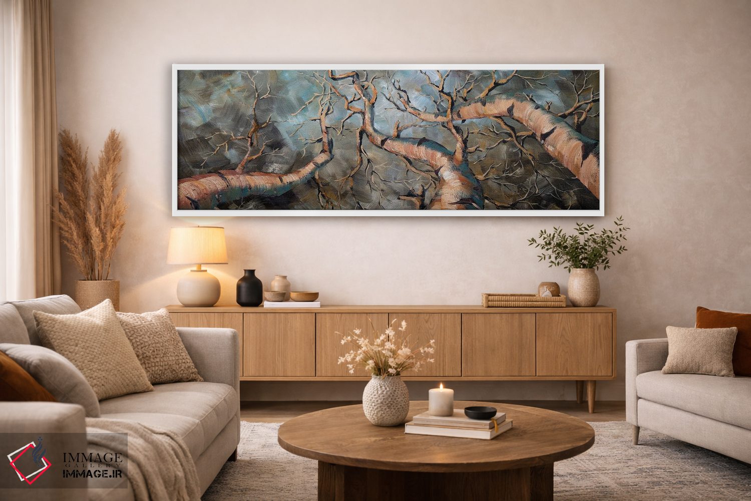 تابلو دکوراتیو جنگل توس III اثر ویلسون لاو - D3W