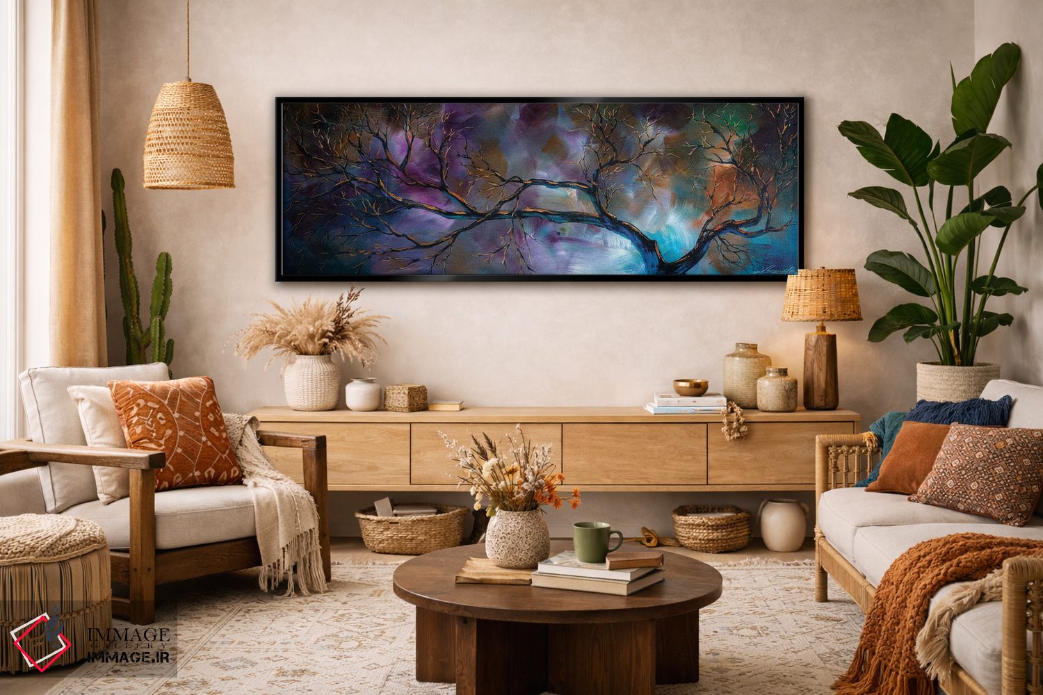 تابلو دکوراتیو آزاد همچون آسمان اثر ویلسون لاو - D3B