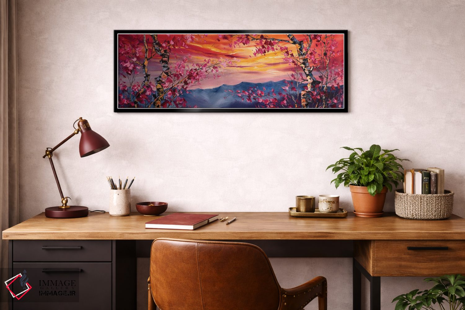 تابلو دکوراتیو نورهای صبحگاهی اثر ویلسون لاو - D4B