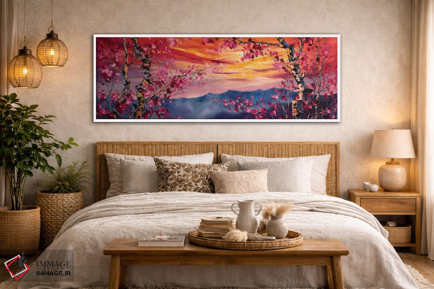 تابلو دکوراتیو نورهای صبحگاهی اثر ویلسون لاو - D5W