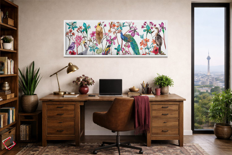 تابلو دکوراتیو باغ درهم تنیده V اثر ملیسا وانگ - D1W