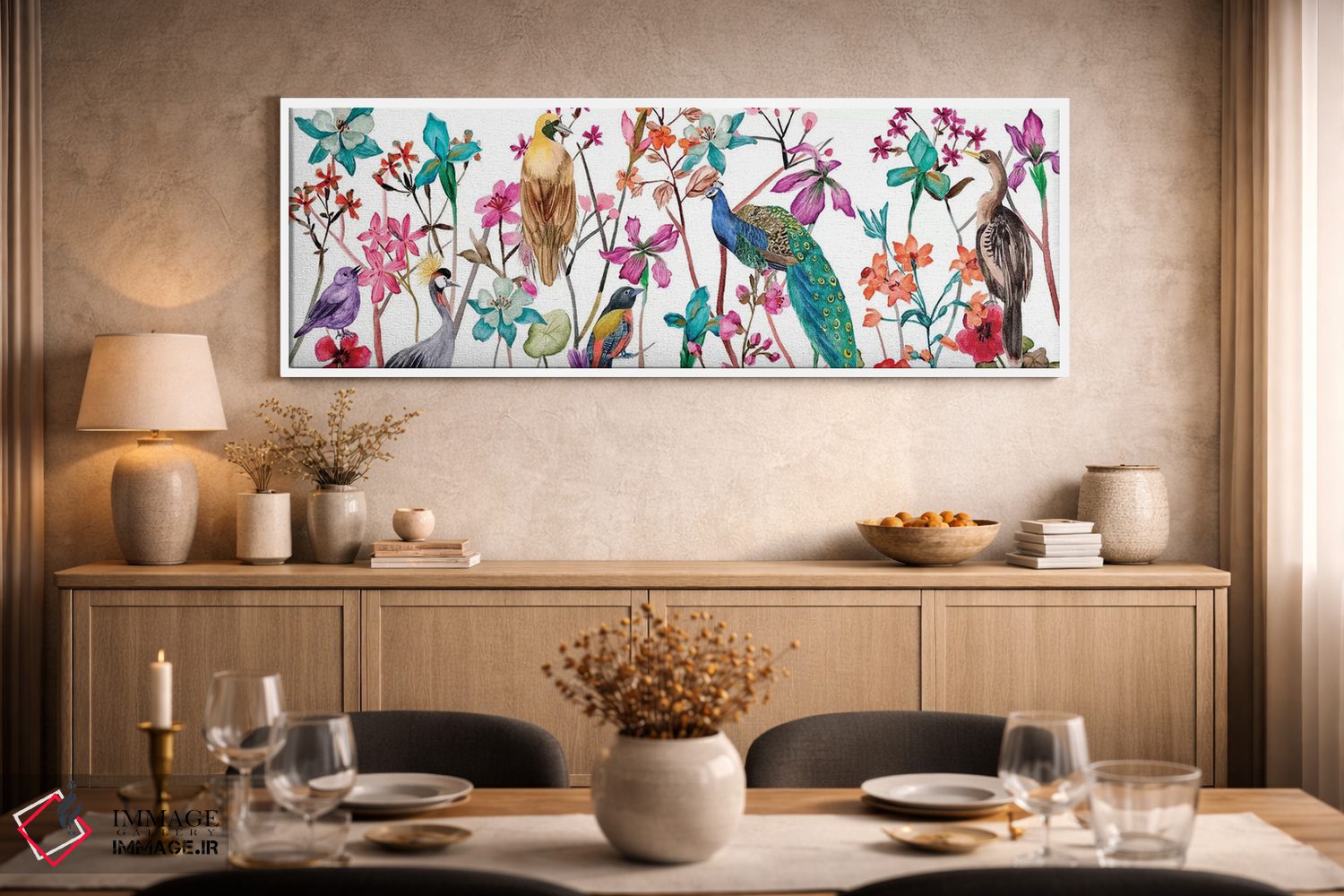 تابلو دکوراتیو باغ درهم تنیده V اثر ملیسا وانگ - D2W