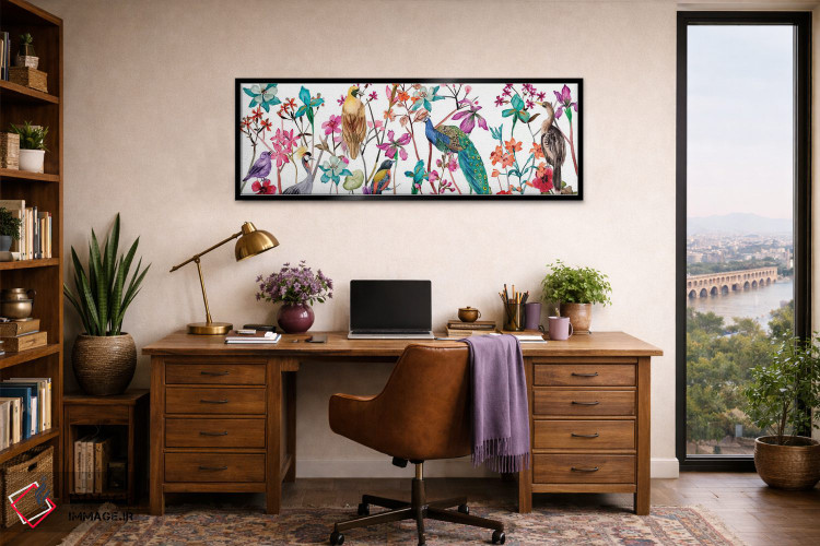 تابلو دکوراتیو باغ درهم تنیده V اثر ملیسا وانگ - D3B