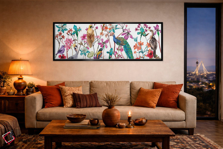 تابلو دکوراتیو باغ درهم تنیده V اثر ملیسا وانگ - D4B