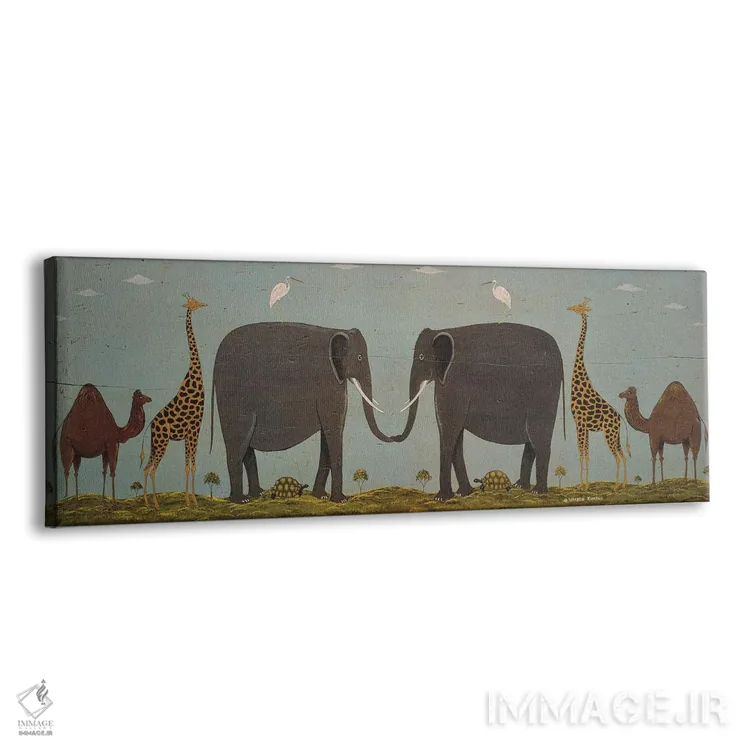 تابلو دکوراتیو دو به دو اثر وارن کیمبل - نمای پرسپکتیو محصول