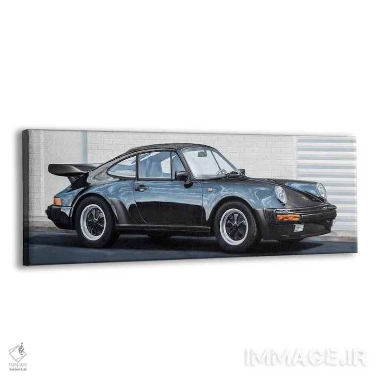 تابلو دکوراتیو پورشه ۹۳۰ توربو اثر یوهانس وس مارک - نمای پرسپکتیو محصول