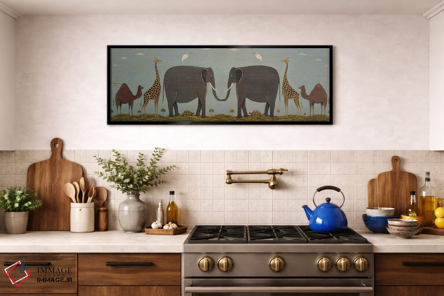 تابلو دکوراتیو دو به دو اثر وارن کیمبل - D2B