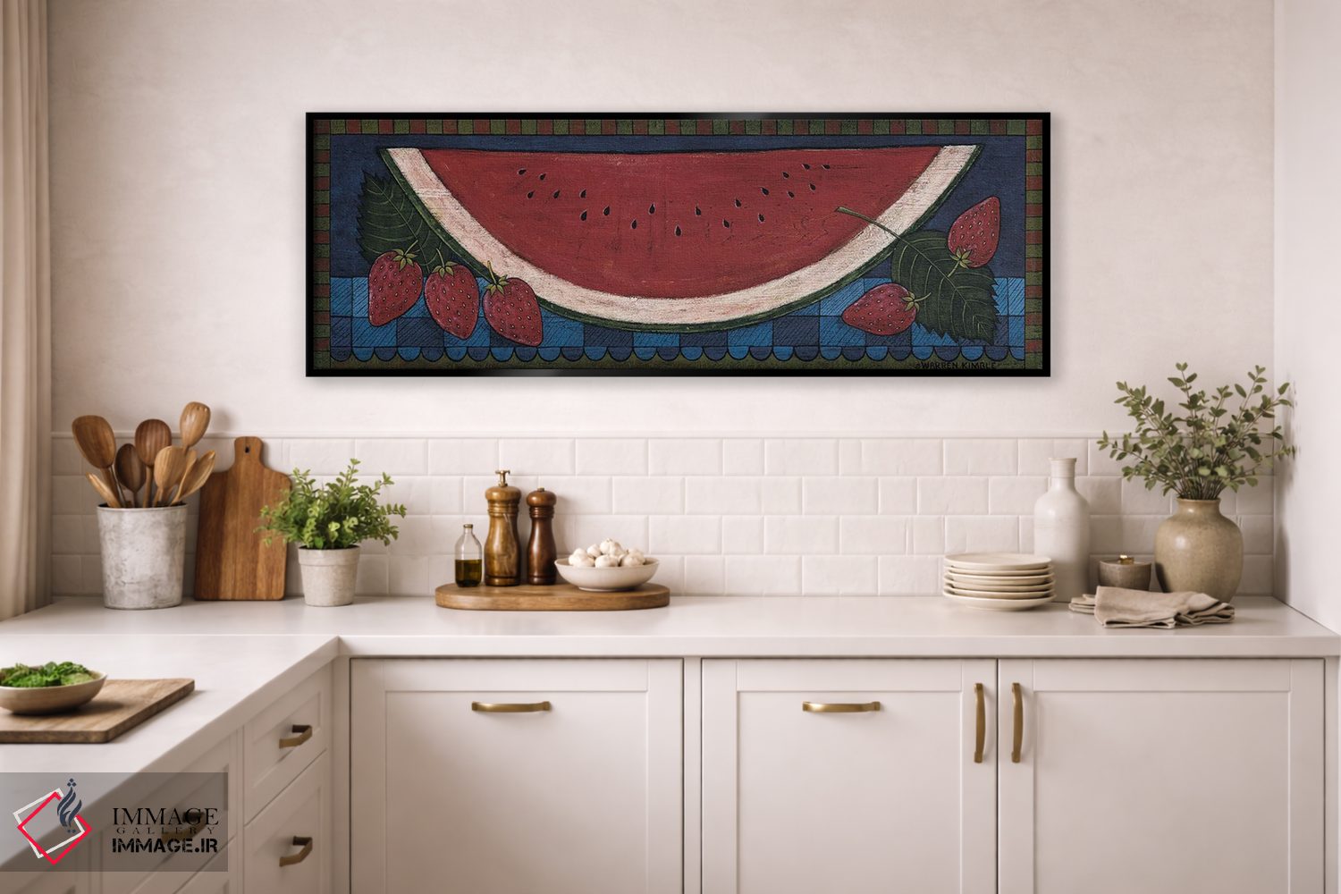 تابلو دکوراتیو هندوانه اثر وارن کیمبل - D4B