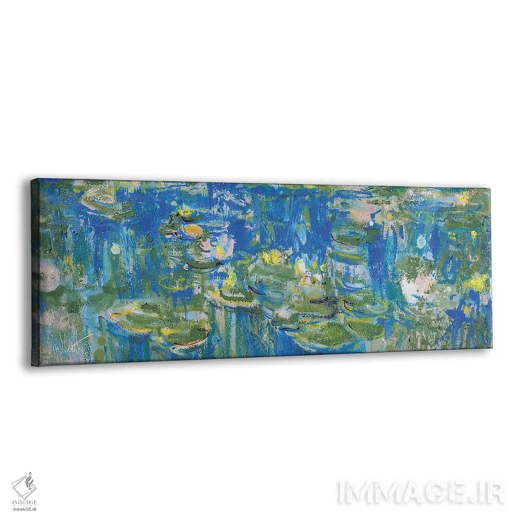 تابلو انتزاعی مطالعه ژیورنی اثر وین اسلیت - نمای پرسپکتیو محصول