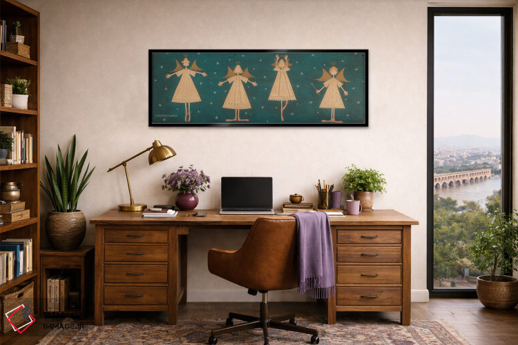 تابلو دکوراتیو باله فرشتگان اثر وارن کیمبل - D3B