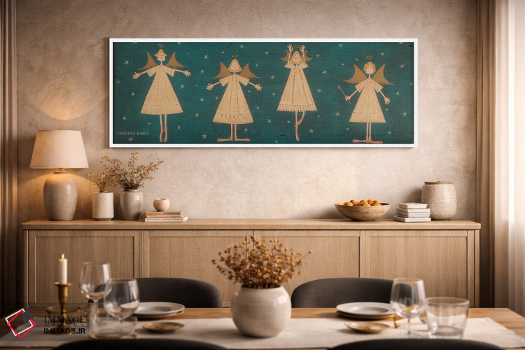 تابلو دکوراتیو باله فرشتگان اثر وارن کیمبل - D2W