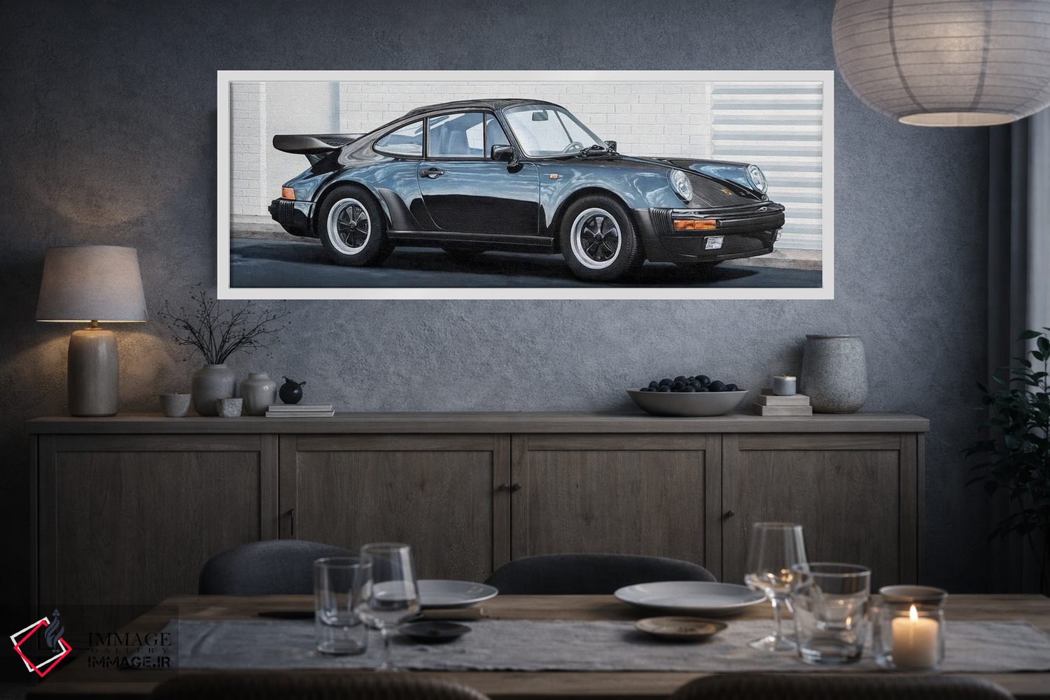 تابلو دکوراتیو پورشه ۹۳۰ توربو اثر یوهانس وس مارک - D2W