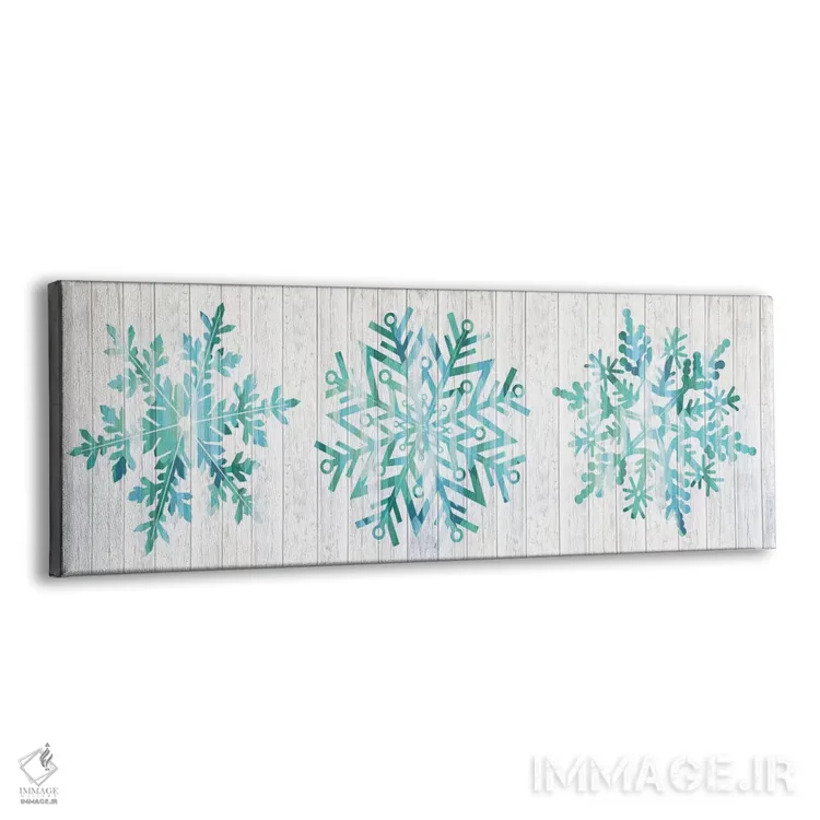 تابلو دکوراتیو طوفان زمستانی اثر فایو بای فایو کالکتیو - نمای پرسپکتیو محصول