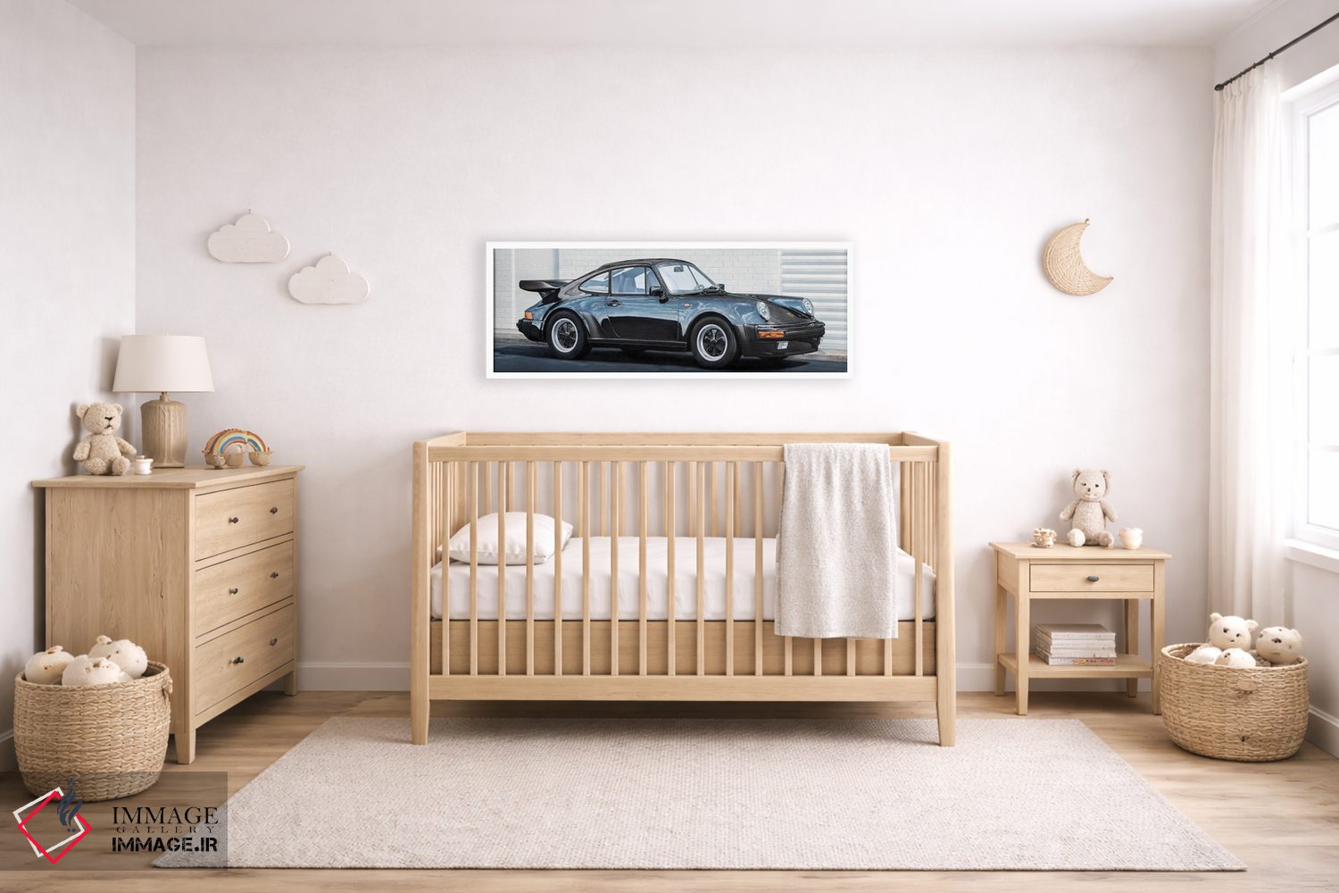 تابلو دکوراتیو پورشه ۹۳۰ توربو اثر یوهانس وس مارک - D5W