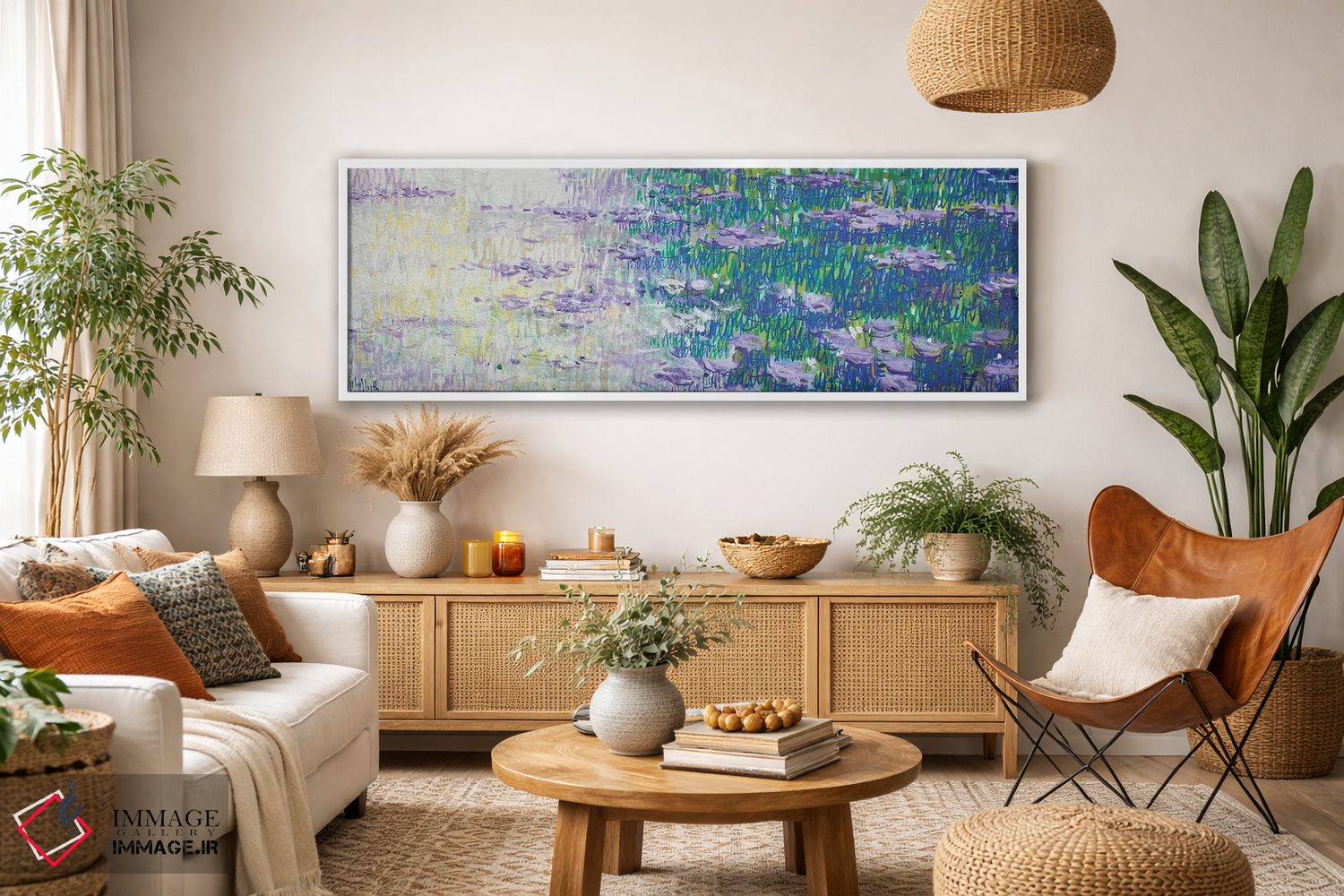 تابلو انتزاعی مونه مونه مونه اثر وین اسلیت - D2W