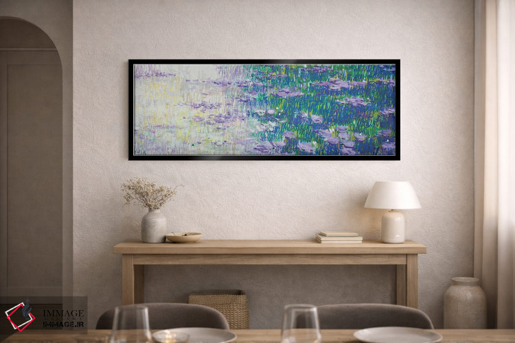 تابلو انتزاعی مونه مونه مونه اثر وین اسلیت - D1B