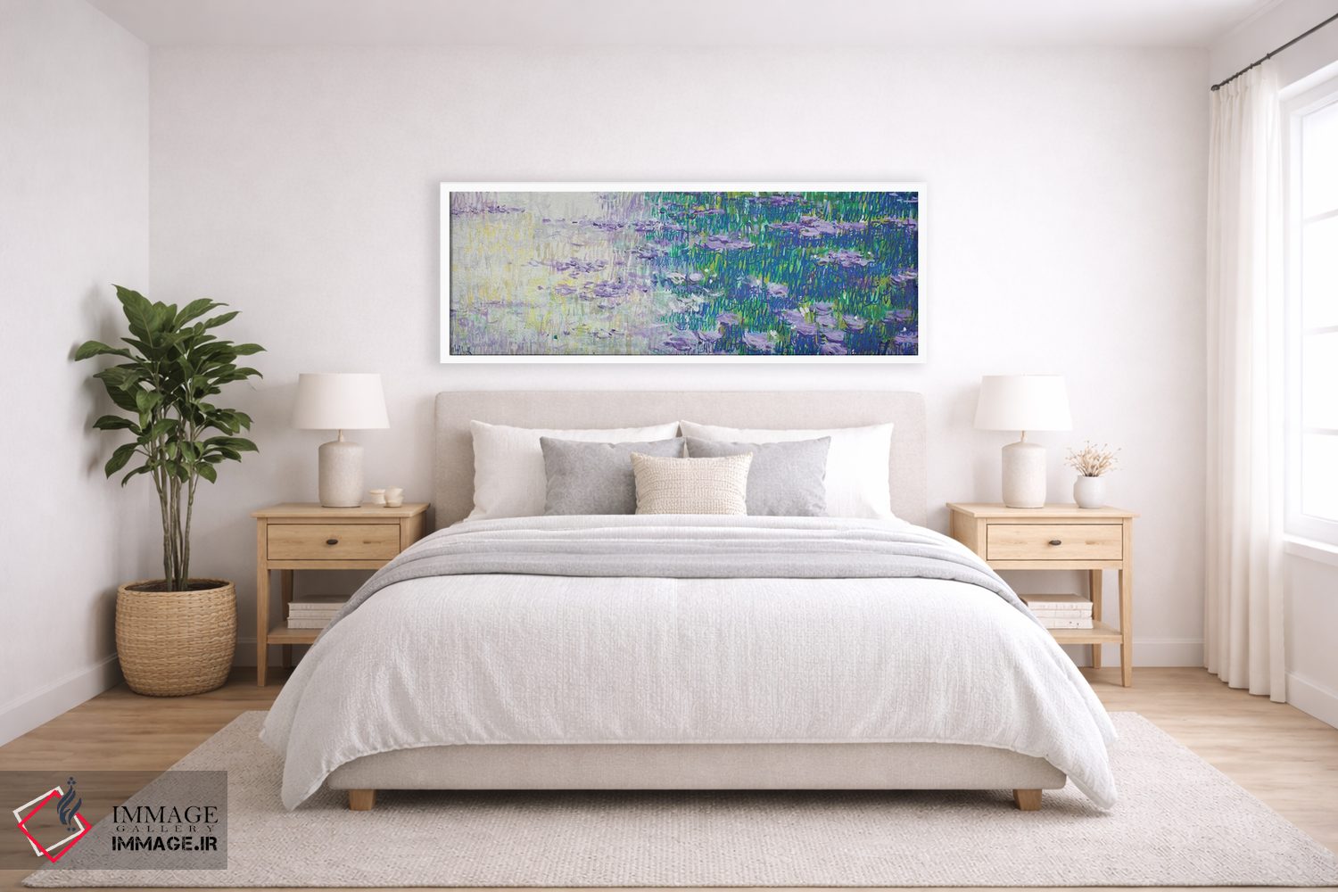 تابلو انتزاعی مونه مونه مونه اثر وین اسلیت - D4W