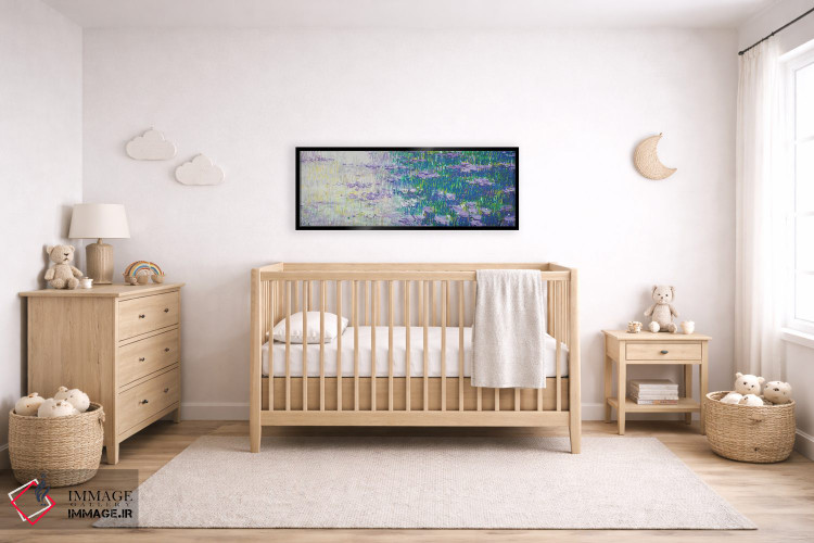 تابلو انتزاعی مونه مونه مونه اثر وین اسلیت - D6B
